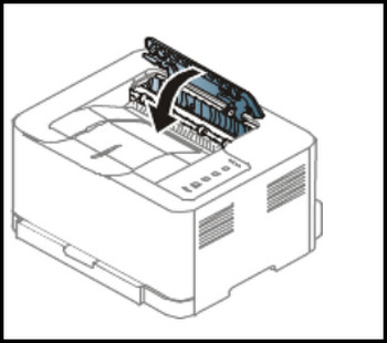 三星C410W激光打印機怎么清除機器內(nèi)部卡紙?