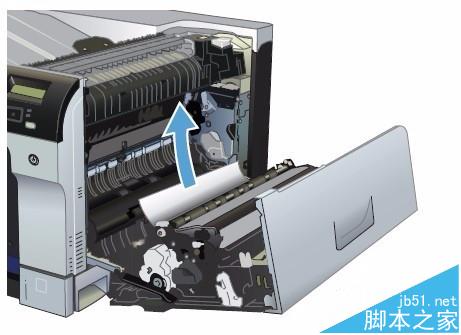 HP CP5225打印機(jī)右擋蓋卡紙?jiān)撛趺辞宄?