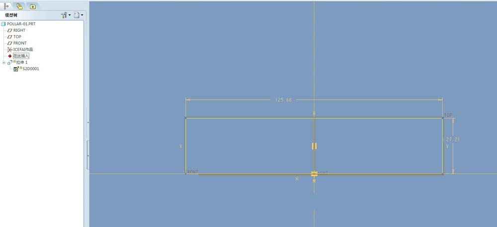 proe5.0制作制作一个柱形镂空模型?