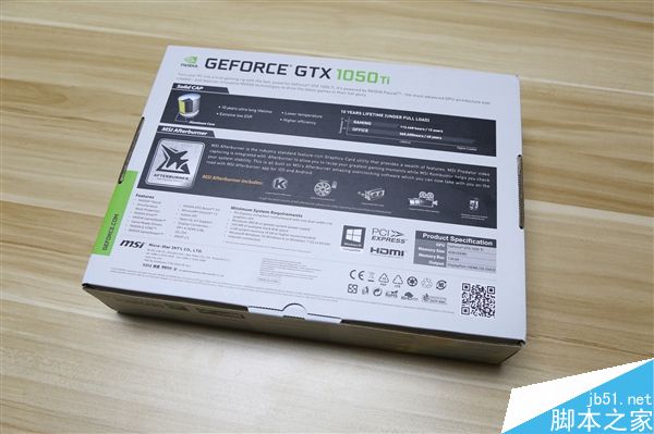 微星GTX 1050 Ti 4G OC超频版图赏:采用单风扇散热器