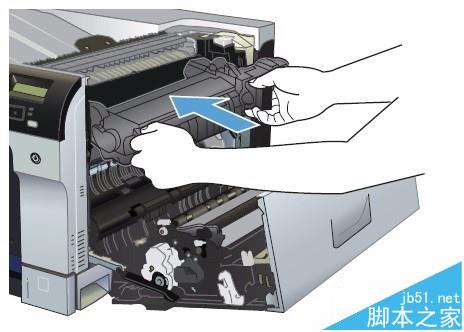 HP CP5225打印機(jī)右擋蓋卡紙?jiān)撛趺辞宄?