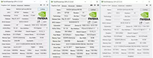 MX150顯卡怎么看版本？筆記本顯卡MX150滿血版和非滿血版區(qū)別詳解