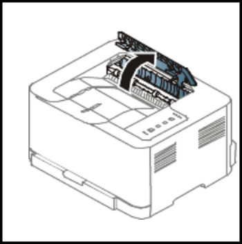 三星C410W激光打印機怎么清除機器內(nèi)部卡紙?