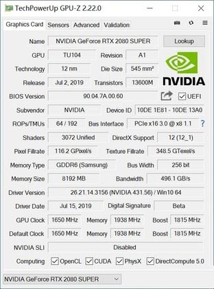 iGame RTX 2080 SUPER Advanced OC顯卡圖解評(píng)測(cè)