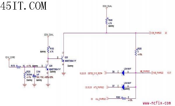 A7VMX主板NB和SB POWER GOOD线路图