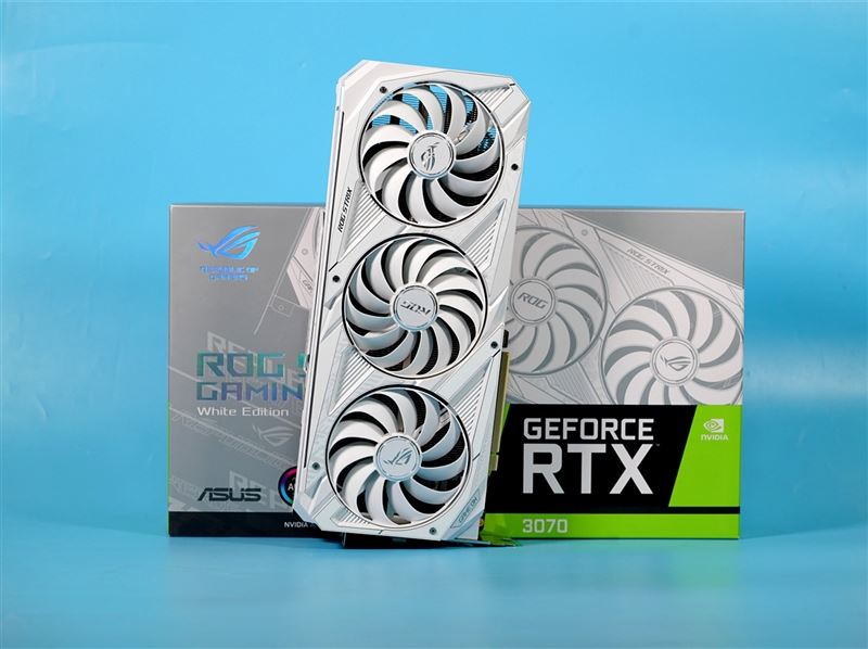 ROG STRIX GeForce RTX3070 WHITE白色限量版顯卡詳細評測