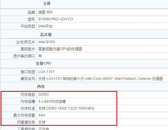 B150主板支持DDR4吗？B150可以使用DDR4内存条吗？