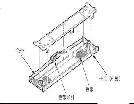 EPSON愛(ài)普生打印機(jī)怎么安裝色帶?