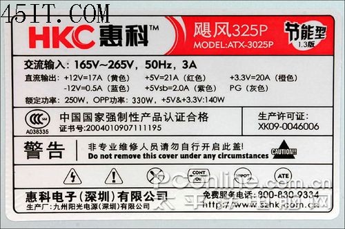 PC電源銘牌及內(nèi)部功能全解