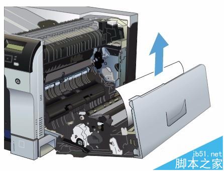 HP CP5225打印機(jī)右擋蓋卡紙?jiān)撛趺辞宄?