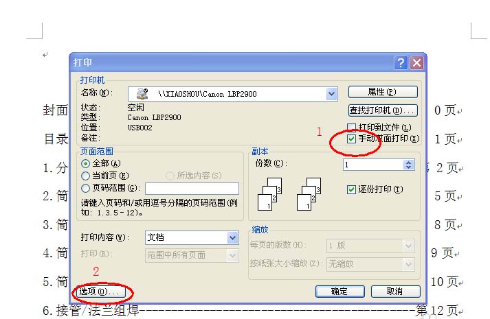 佳能LBP2900打印機(jī)怎么設(shè)置手動(dòng)雙面打印?