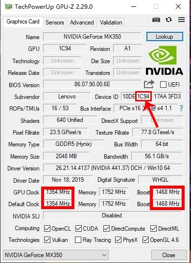 MX350滿(mǎn)血版和殘血版的區(qū)別?