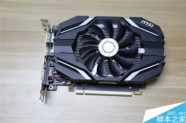 微星GTX 1050 Ti 4G OC超频版图赏:采用单风扇散热器