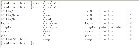 Linux学习笔记（三）：磁盘和文件系统管理