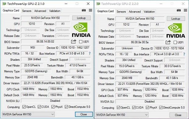 MX150和GTX1050哪个好？MX150与GTX1050性能天梯图对比