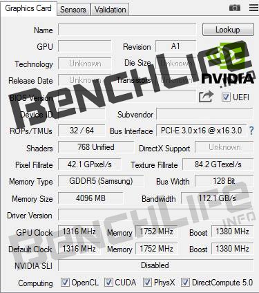 NVIDIA GTX 1050和GTX 1050 Ti显卡规格详解 GTX 1050 Ti将配4GB显存