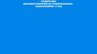 显示器亮点、暗点和坏点检测的方法详解