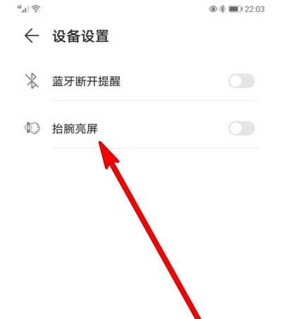 华为手表WATCH GT2怎么开启抬腕亮屏?