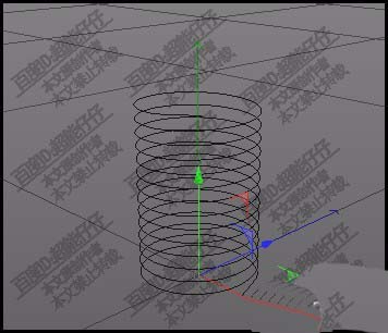 c4d螺旋怎么做弹簧? c4d螺旋使用方法