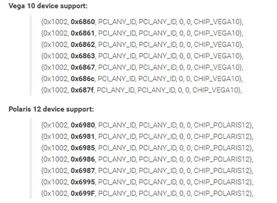 AMD一大波新显卡现身:基于Vega 10/Polaris 12核心