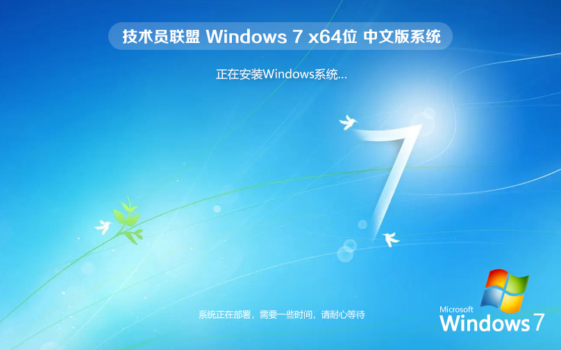 win7專業(yè)版 技術員聯(lián)盟穩(wěn)定系統(tǒng) ghost x64 官網(wǎng)ISO鏡像下載