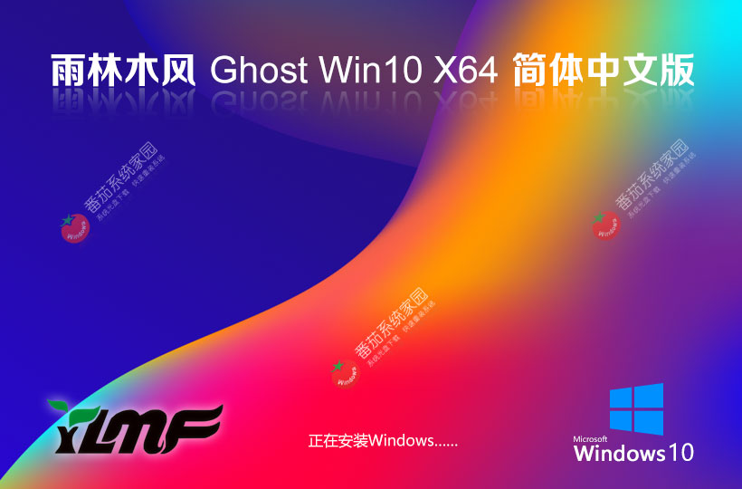 雨林木風家庭版一鍵裝機 Windows10簡體中文版 64位 iso ghost鏡像