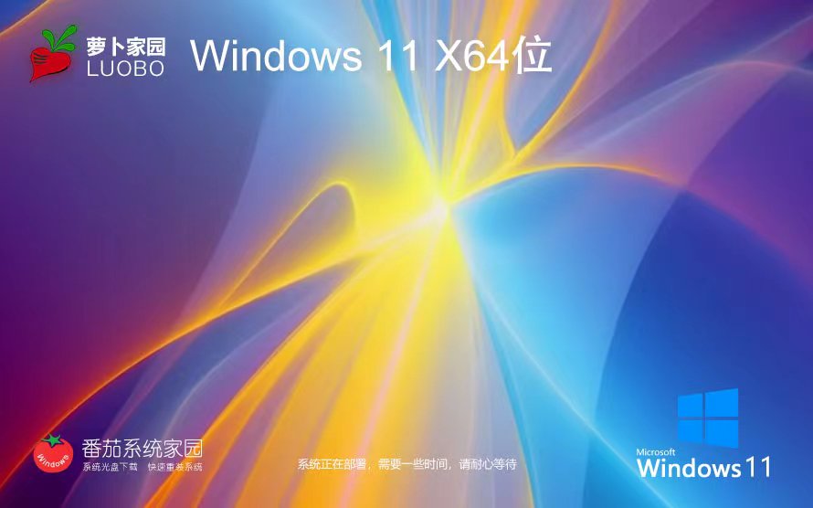 Windows11游戲?qū)Ｓ孟到y(tǒng) 蘿卜家園x64位裝機版下載 ghost系統(tǒng) ISO鏡像 宏基電腦專用下載