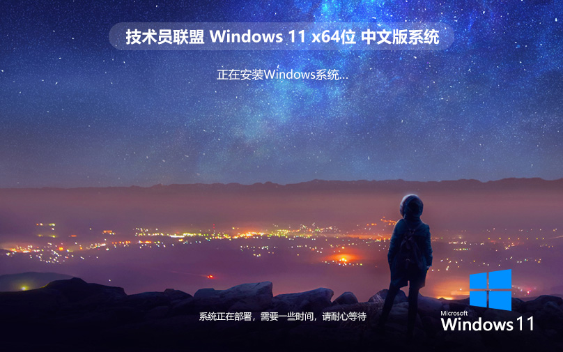 技術員聯盟64位旗艦版 win11精裝版下載 官方ISO鏡像 筆記本專用下載