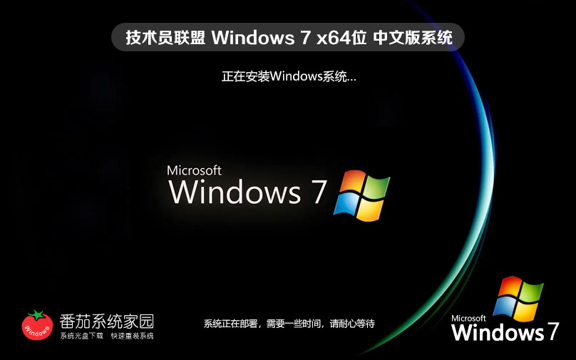 技術員聯盟 WIN7 SP1 X64 安全裝機版