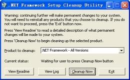 .NET Framework Cleanup Tool