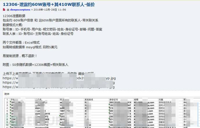 鐵總否認，那暗網(wǎng)超 400 萬 12306 用戶數(shù)據(jù)是從哪泄露的？