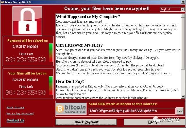 勒索病毒WannaCry深度技术分析