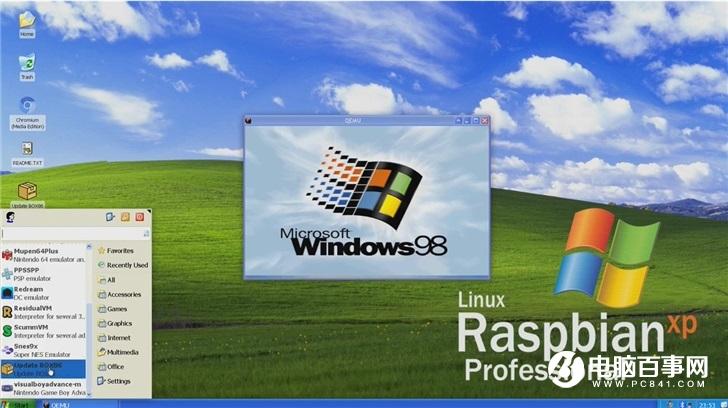 Windows XP 附体，树莓派 4 可安装 Linux Raspbian XP 专业版