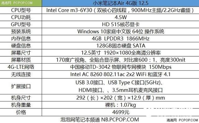 48GB流量免费用 小米笔记本Air 4G版评测