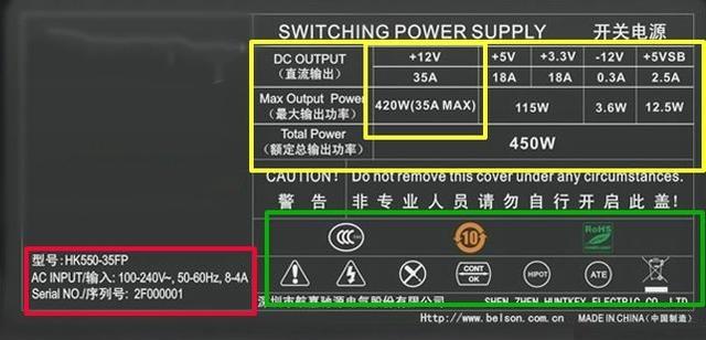 電源銘牌怎么看？拒絕虛標(biāo)電腦電源銘牌知識(shí)掃盲