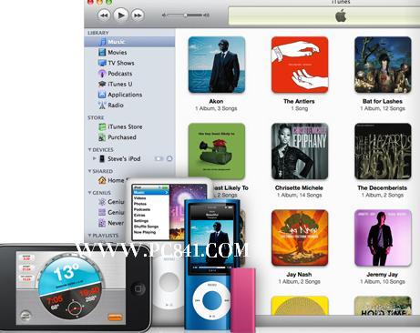 iTunes可以實(shí)現(xiàn)將電腦中的視頻音樂(lè)或圖片輕松同步到移動(dòng)設(shè)備