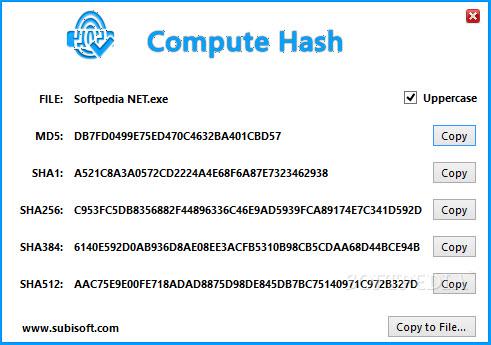 哈希值計(jì)算器(ComputeHash)