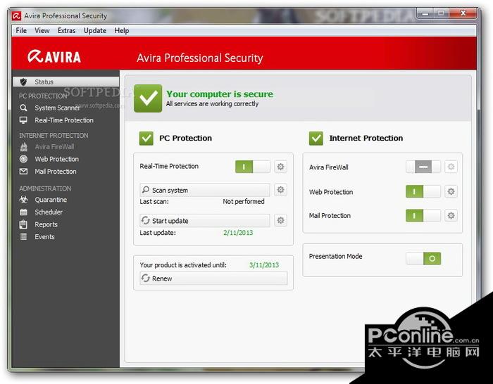 Avira Professional Security?13.0.0.2890