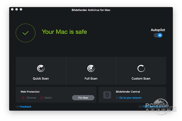 比特梵德Antivirus Mac版