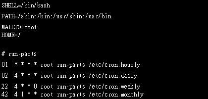 Linux下的crontab定時(shí)執(zhí)行任務(wù)命令詳解