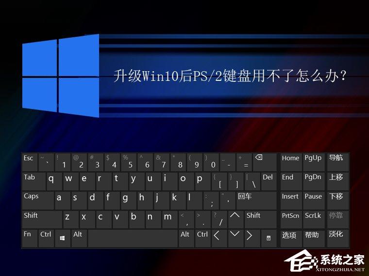 升級Win10后PS/2鍵盤用不了怎么辦？