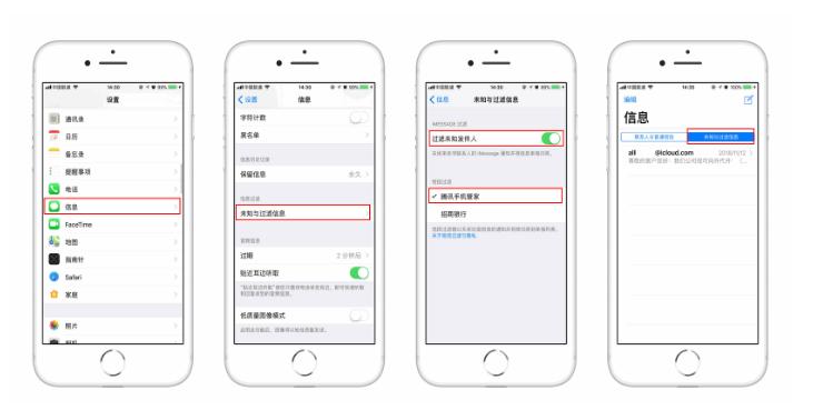 iPhone手機怎么屏蔽短信 iPhone手機屏蔽垃圾短信的教程